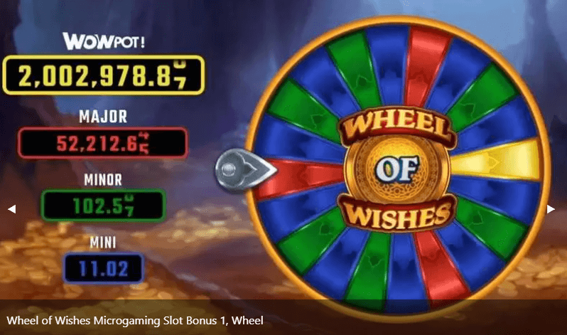 Wheel of wishesjackpot